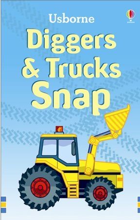 USBORNE - SNAP CARDS: DIGGERS AND TRUCKS