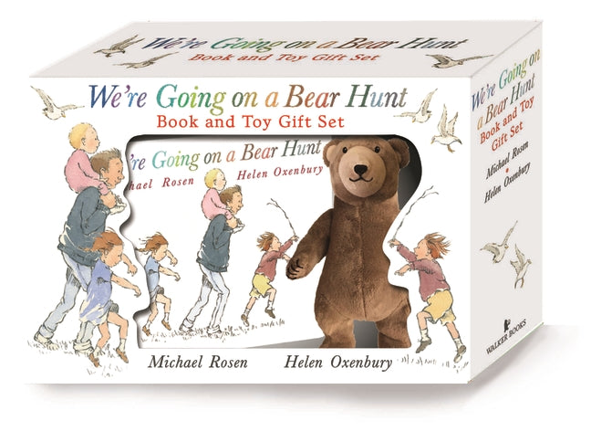 BOOK - WE ARE GOING ON A BEAR HUNT BOOK AND TOY