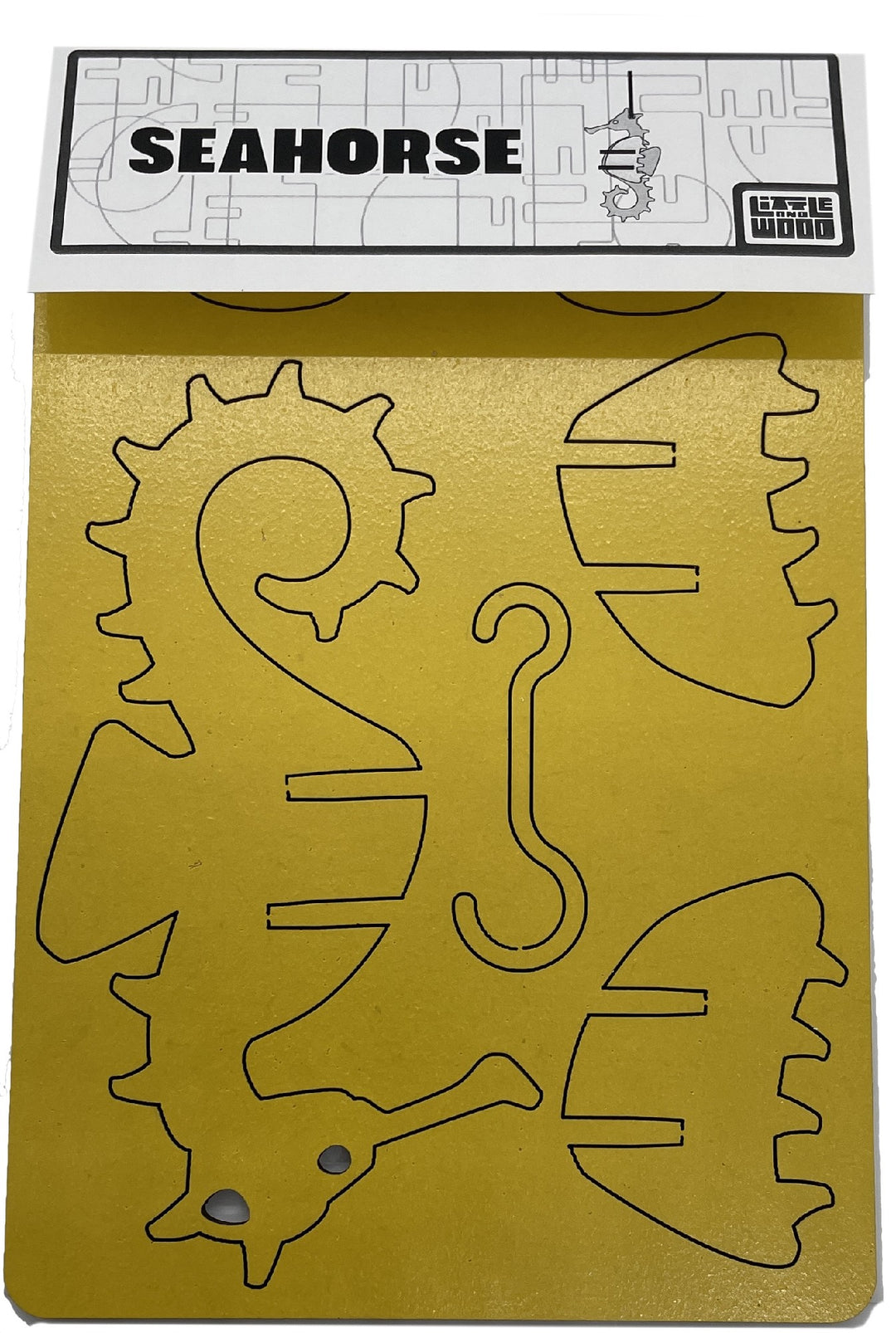 LITTLE AND WOOD - SEAHORSE A6 WOODEN KIT