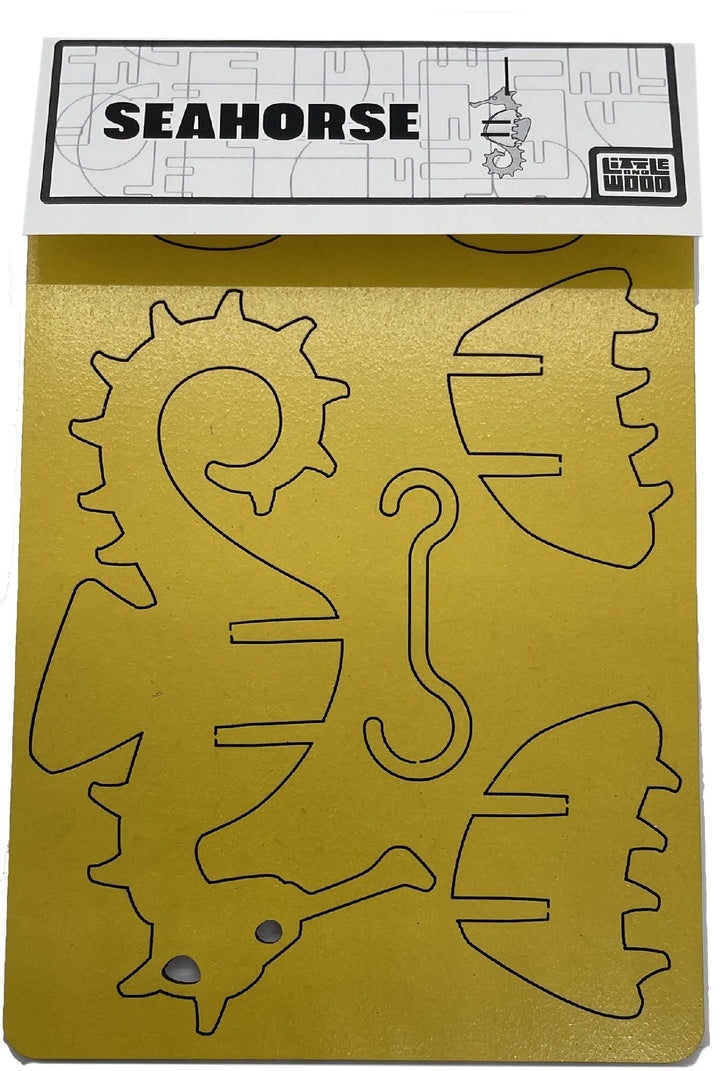 LITTLE AND WOOD - SEAHORSE A6 WOODEN KIT