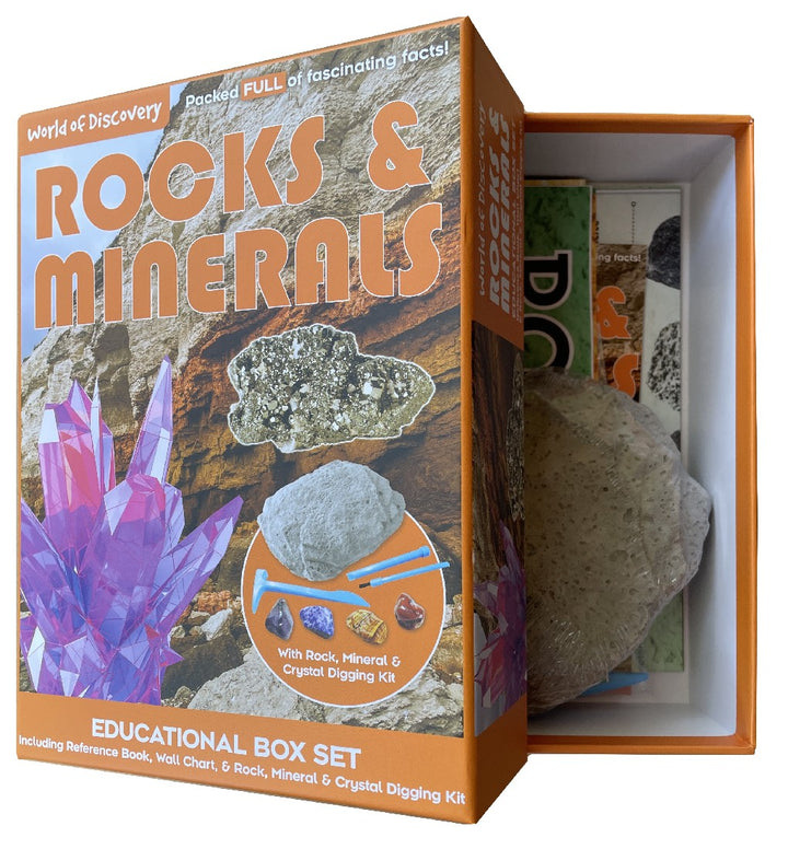 WORLD OF DISCOVERY - ROCKS AND MINERALS BOX 