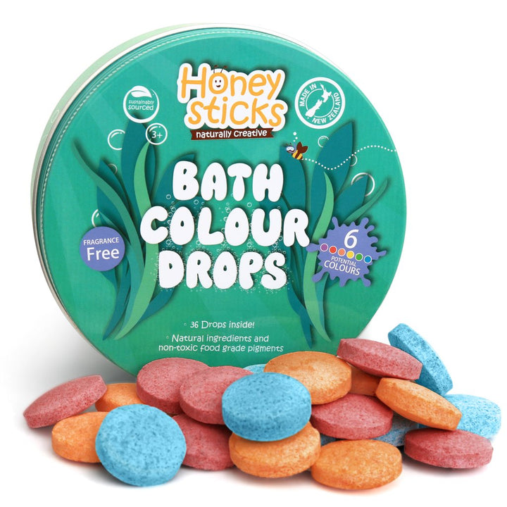 HONEYSTICKS - BATH DROPS: NATURAL COLOUR TABLETS 