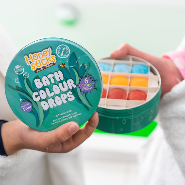 HONEYSTICKS - BATH DROPS: NATURAL COLOUR TABLETS 