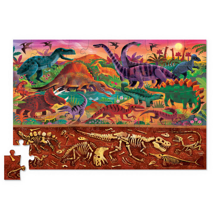CROCODILE CREEK - HOLOGRAPHIC PUZZLE 50PC: DINO