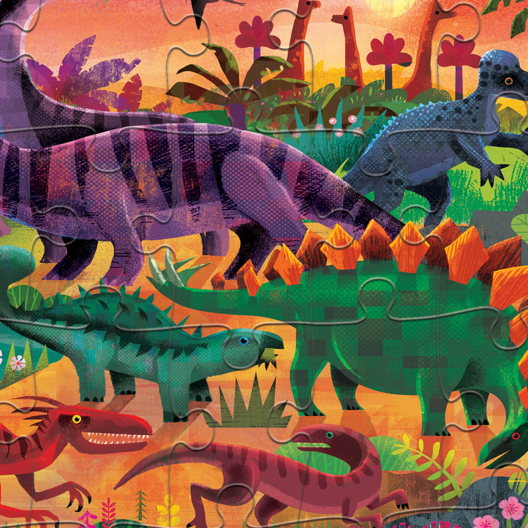 CROCODILE CREEK - HOLOGRAPHIC PUZZLE 50PC: DINO