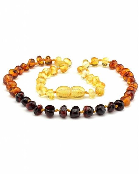 BABY AMBER TEETHING NECKLACE - OMBRE