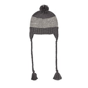 ACORN KIDS - SECRET GARDEN BEANIE CHARCOAL