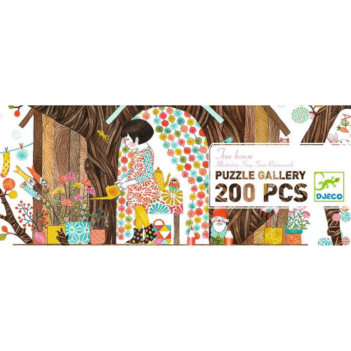 DJECO - TREE HOUSE 200PC GALLERY PUZZLE