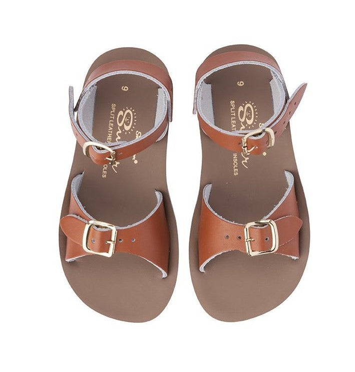 SALTWATER - KIDS SUNSAN SURFER SANDAL: TAN