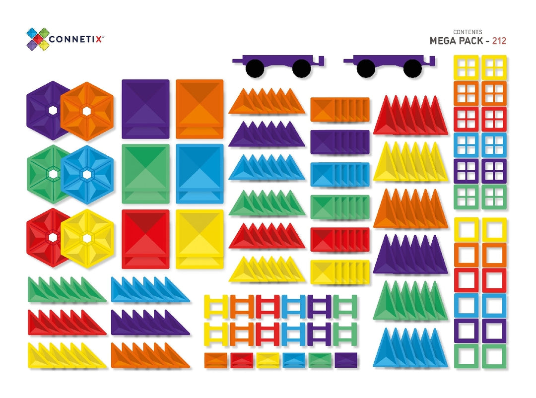 CONNETIX TILES - 212 PIECE MEGA PACK