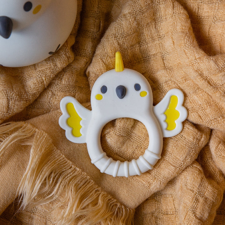 TIGER TRIBE - SILICONE TEETHER - COCKATOO
