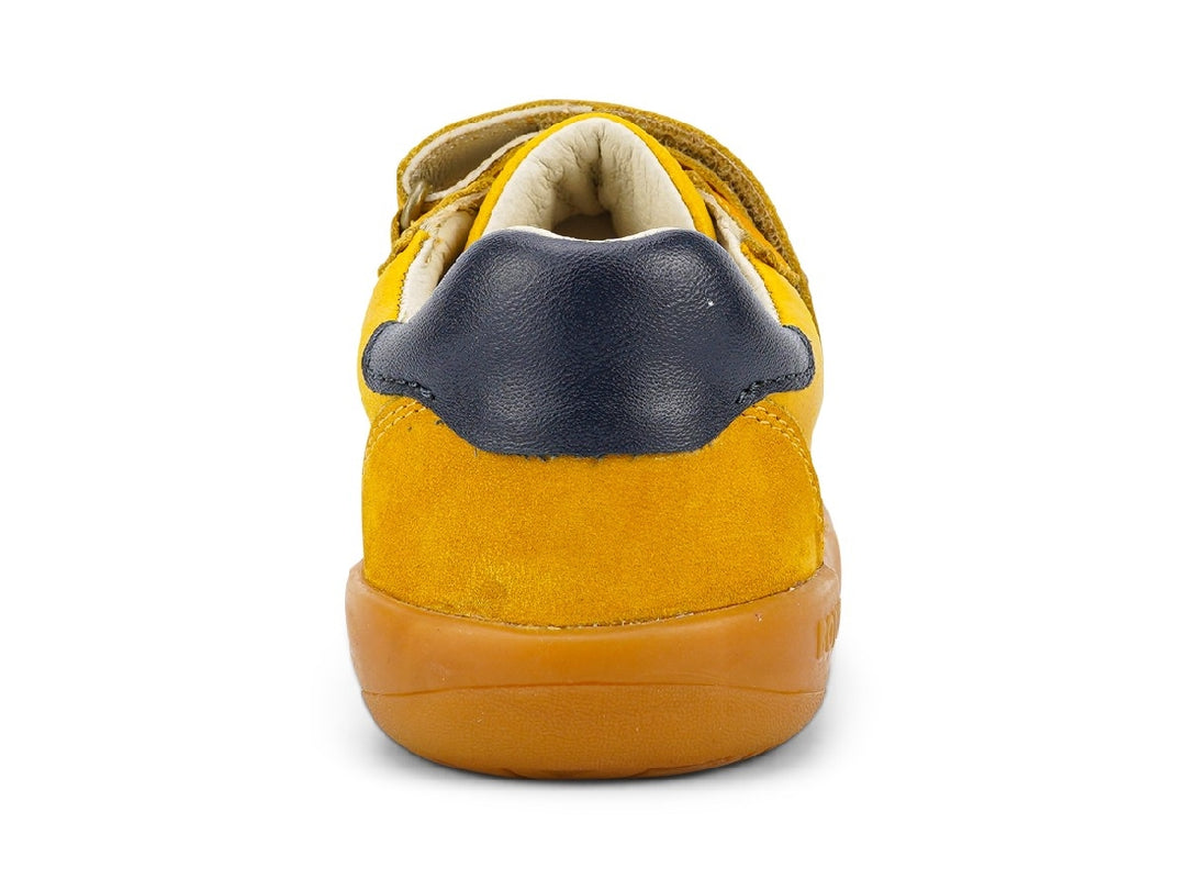 BOBUX - KID+ RILEY SHOE: CHARTREUSE + NAVY