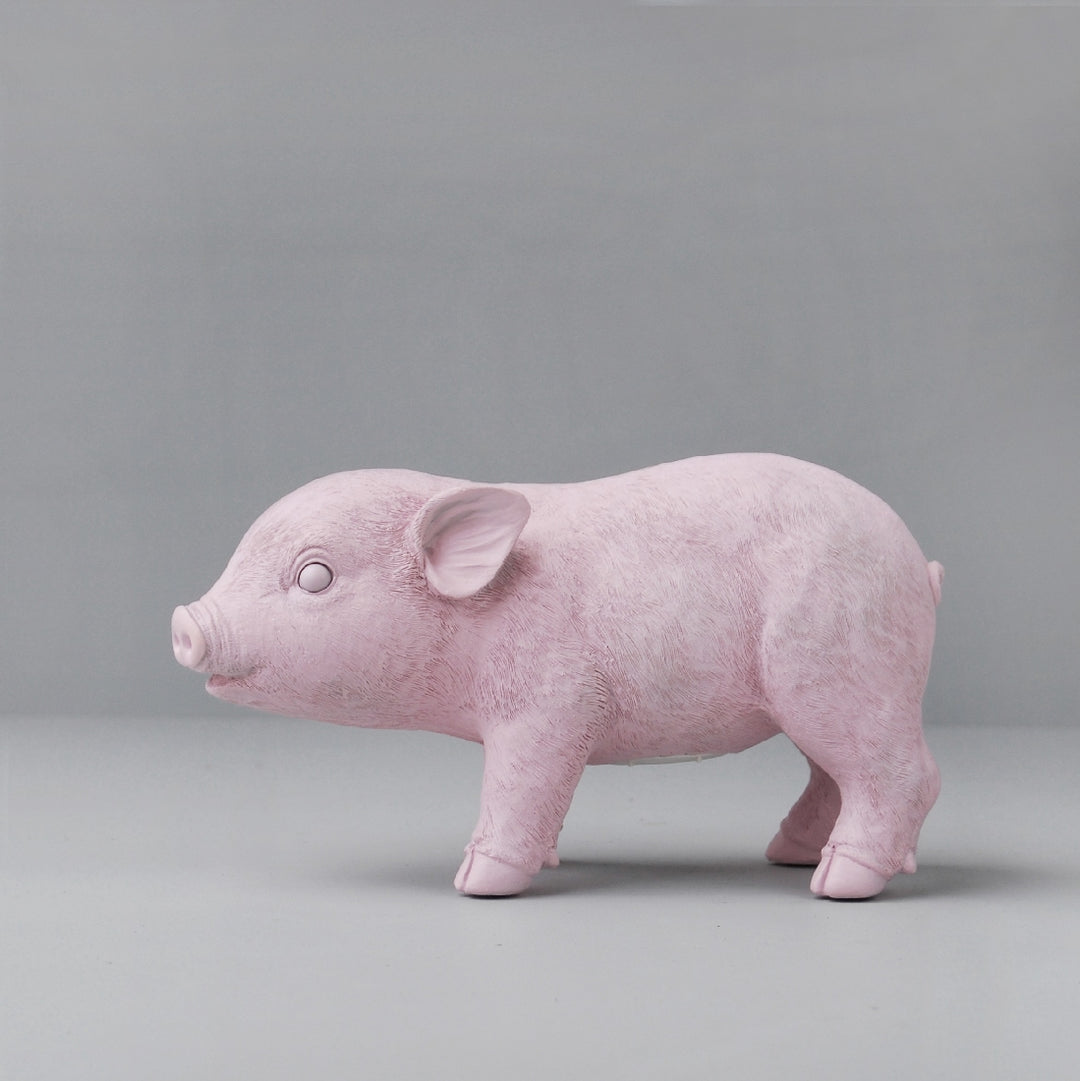 Resin Money Box - Pig - Pink